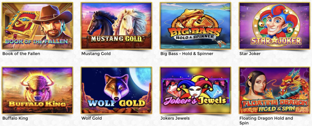 Unique Casino Gaming Sections